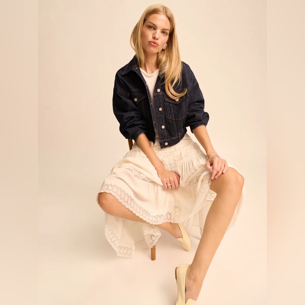 Reformation Cream Maxi Skirt - Picture 4 of 6